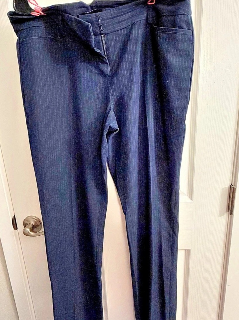 Amanda + Chelsea Women's Pinstripe Trousers Size 12